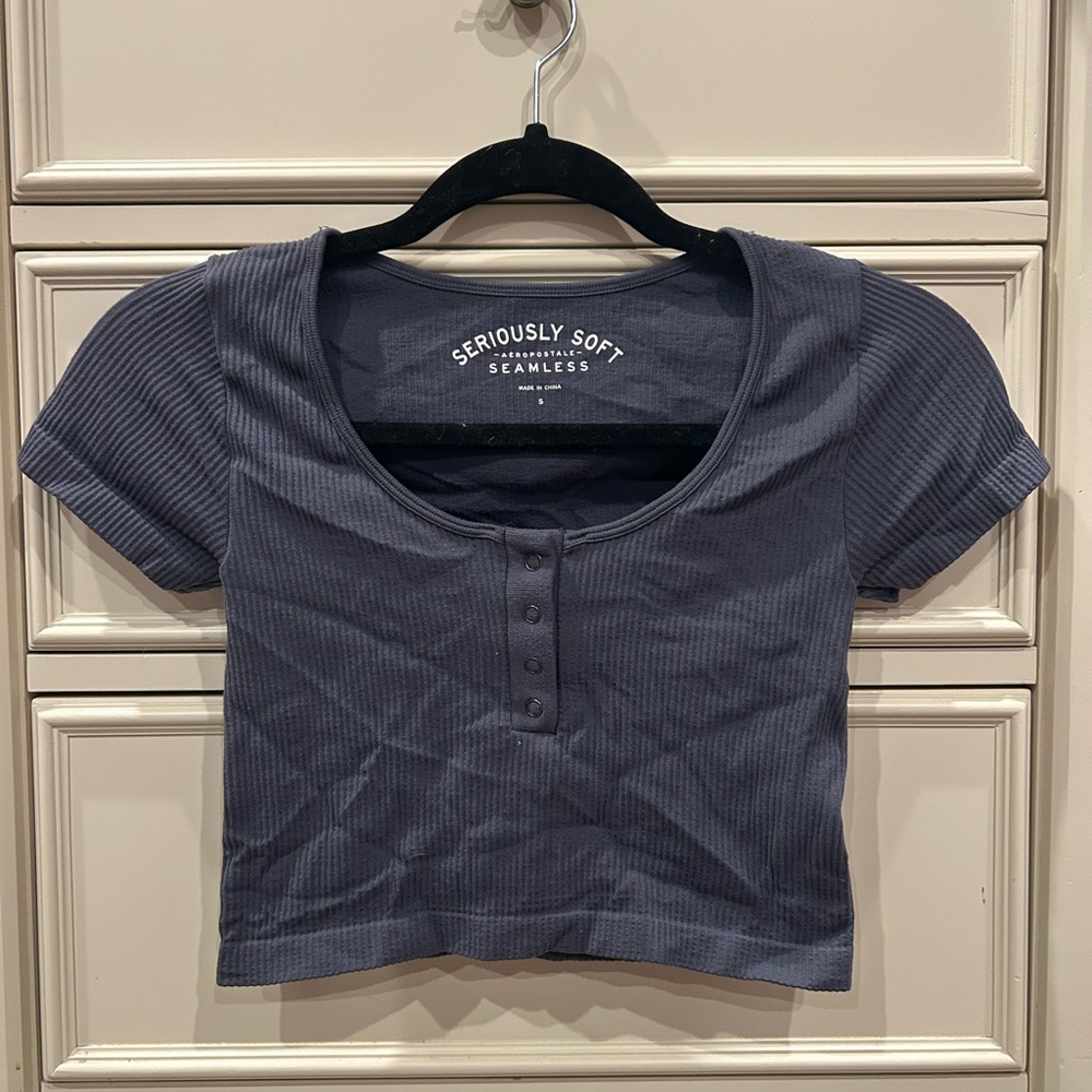 3 for 30! 📍blue cropped shirt📍